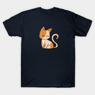 Chibi Kitty - Cream Colors T-Shirt